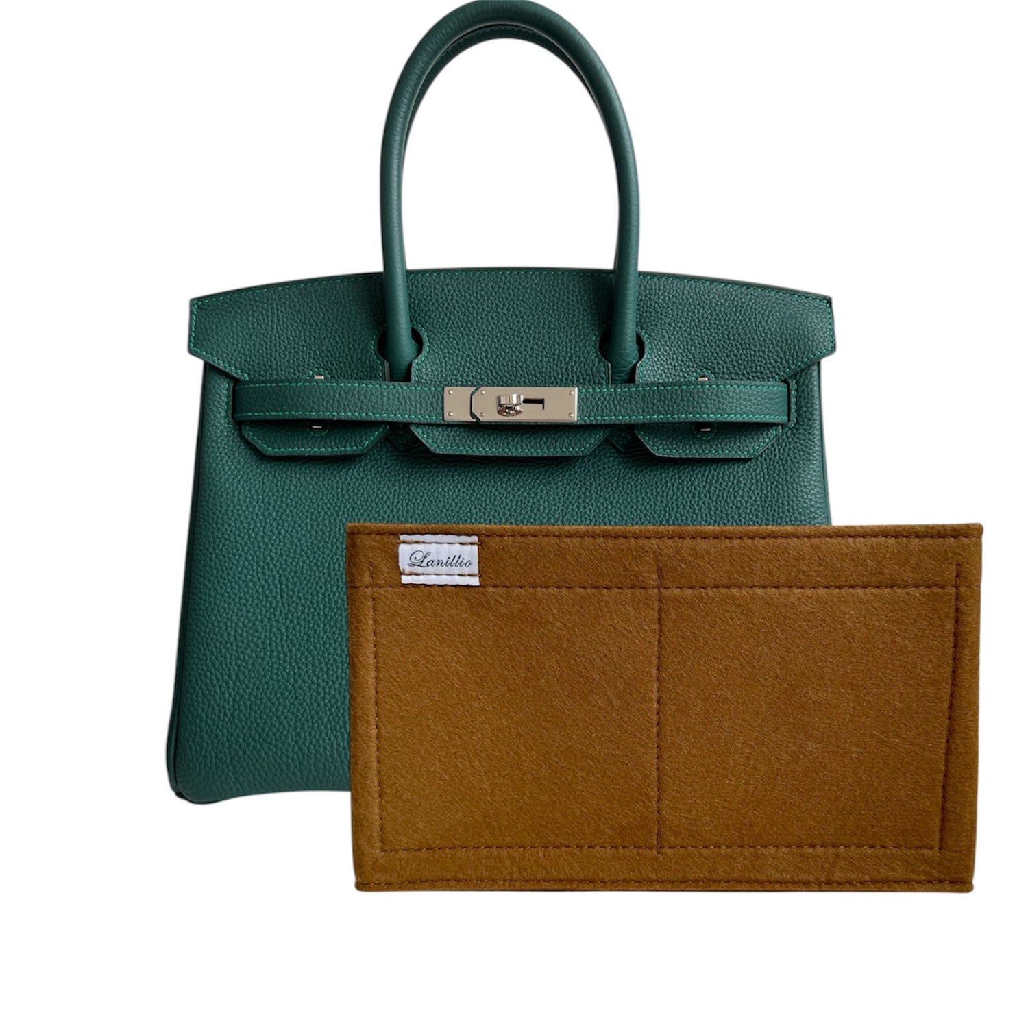 Oak Lanillio Liner fits Hermes Birkin bag