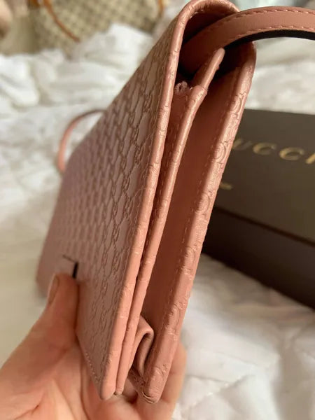Gucci Micro GG Guccissima WOC Base & Side Saver