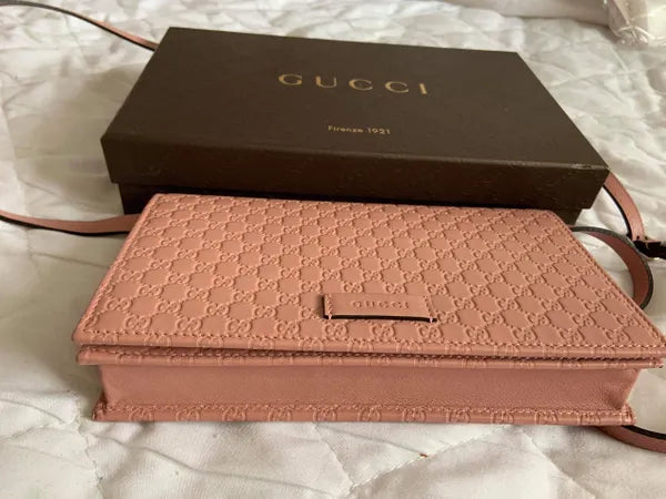 Gucci Micro GG Guccissima WOC Base & Side Saver