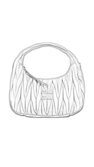 Miu Miu Wander Hobo Small Handbag Liner