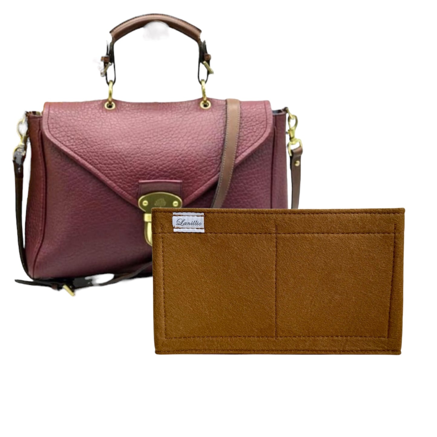 Mulberry Polly Push Lock Large Handbag Liner