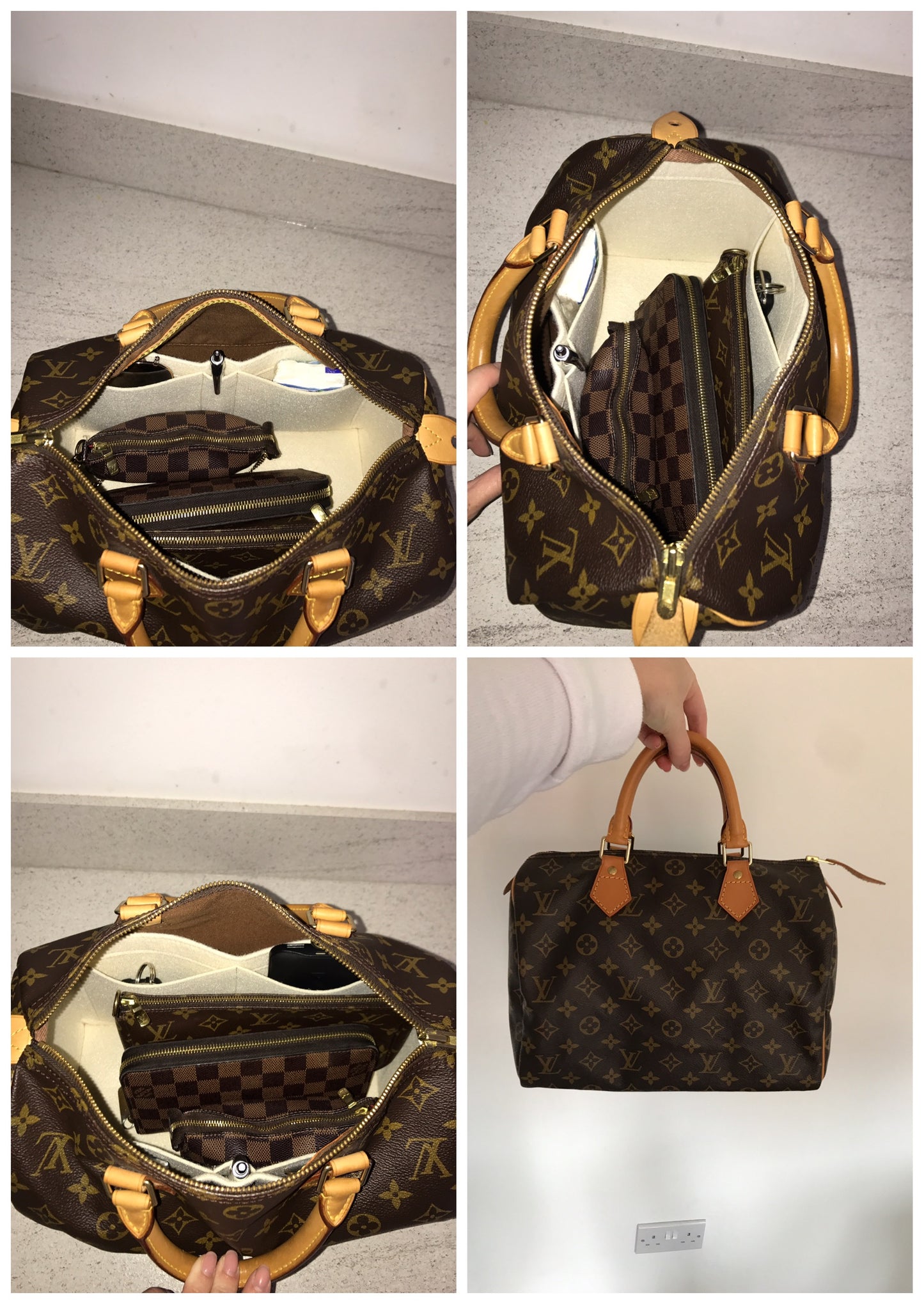 Louis Vuitton Speedy 30 Handbag Liner