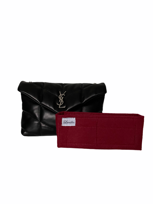 YSL Saint Laurent Loulou Puffer Small Quilted Shoulder Bag Handbag Liner