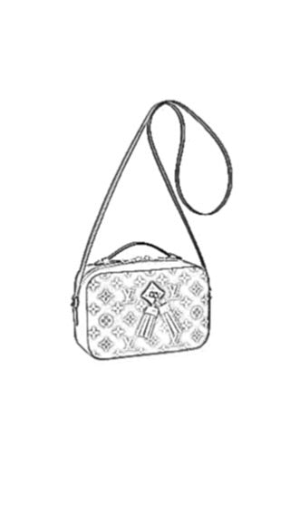 Louis Vuitton Petite Malle Souple Handbag Liner