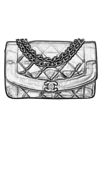 Chanel Small Diana Handbag Liner