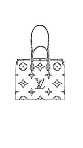 louis vuitton purse drawing easy