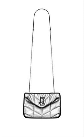 YSL Saint Laurent Loulou Puffer Toy Mini Quilted Shoulder Bag Handbag Liner