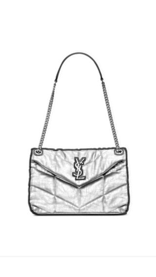 YSL Saint Laurent Loulou Puffer Small Quilted Shoulder Bag Handbag Liner