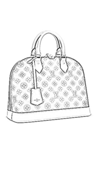 Louis Vuitton Alma PM Handbag Liner