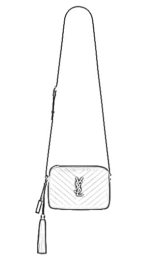 YSL Saint Laurent Lou Camera Bag Handbag Liner