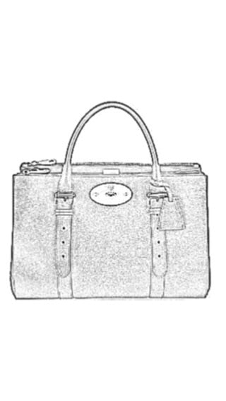 Mulberry Double Zip Bayswater Handbag Liner