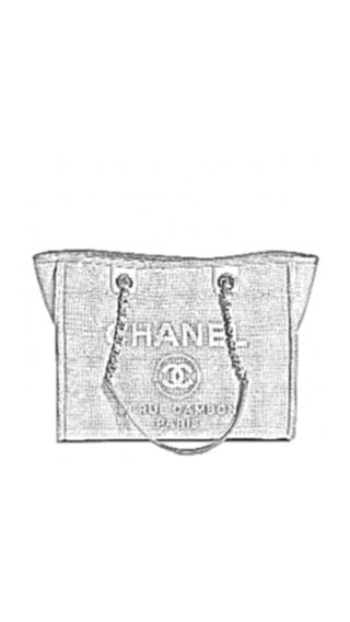 Chanel Deauville - Large Handbag Liner