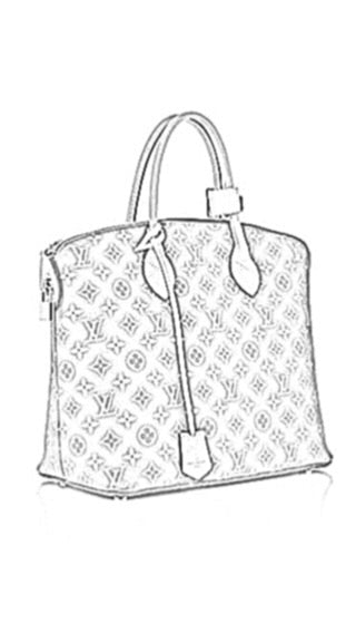Louis Vuitton Lockit MM Handbag Liner