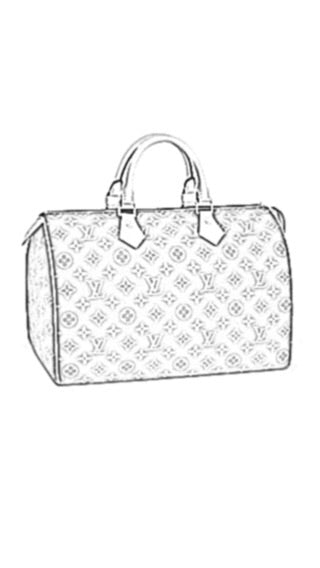 Louis Vuitton Speedy 35 Handbag Liner