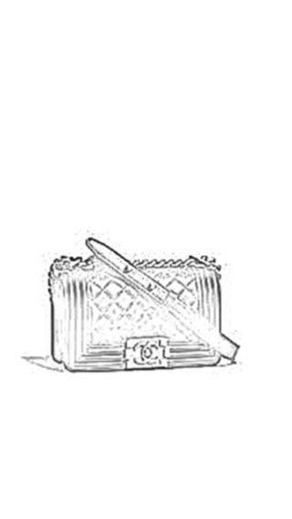 Chanel Old Medium Boy Bag Handbag Liner