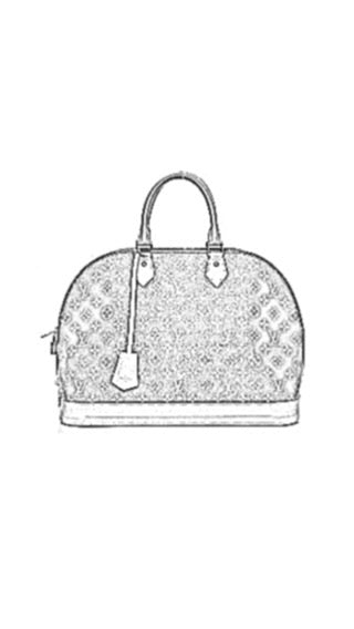 Louis Vuitton Alma GM Handbag Liner