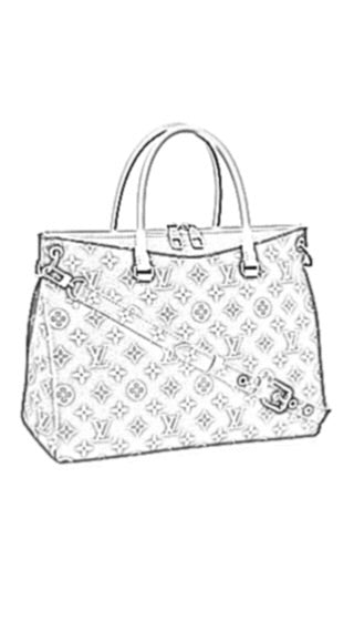 Louis Vuitton Pallas Handbag Liner