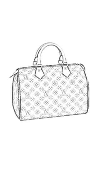 Louis Vuitton Speedy 25 Handbag Liner