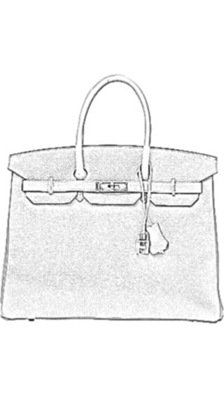 Hermes Birkin 35 Handbag Liner